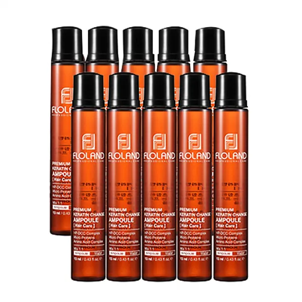플로랜드 프리미엄 케라틴 체인지 헤어앰플, 13ml, 10개입