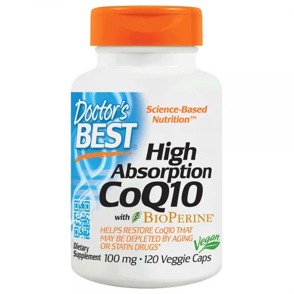 닥터스베스트 하이 앱솔션 CoQ10 100mg 베지 캡, 120개입, 1개