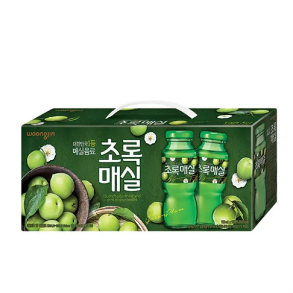 웅진 초록매실 음료선물세트, 180ml, 12개