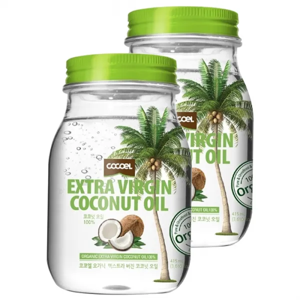 코코엘 오가닉 엑스트라버진 코코넛오일, 415ml, 2병