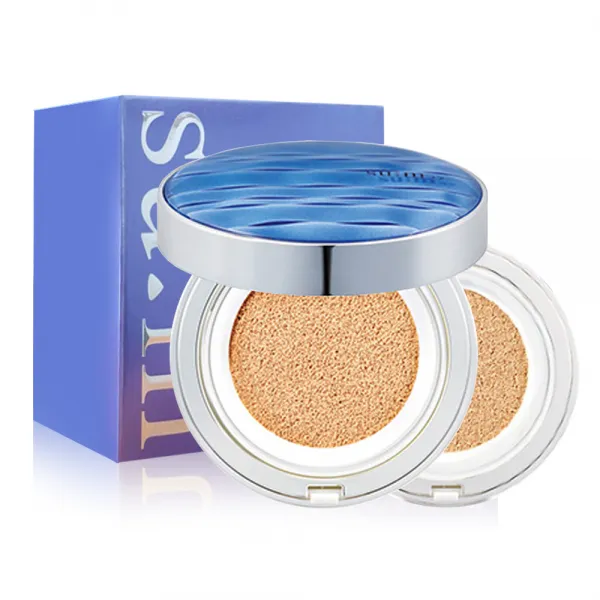 숨37도 워터풀 퍼펙트 피니쉬 CC쿠션 SPF50+ PA+++ 15g + 리필 15g, 1호 라이트 베이지, 1세트