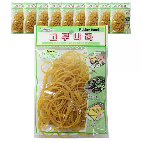 고무나라 고무줄 1000p, 10개입