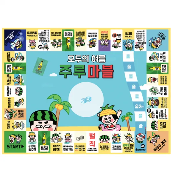 모두의 여름 주루마블, 혼합 색상