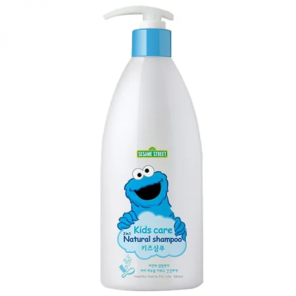 세서미스트리트 키즈케어 2in1 내추럴 샴푸, 380ml, 1개