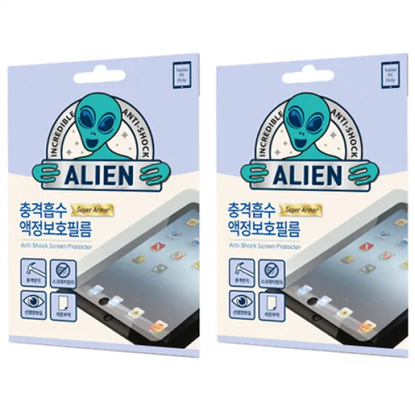 에어리언쉴드 울트라방탄 충격흡수 태블릿 액정보호 방탄필름, 단일 색상