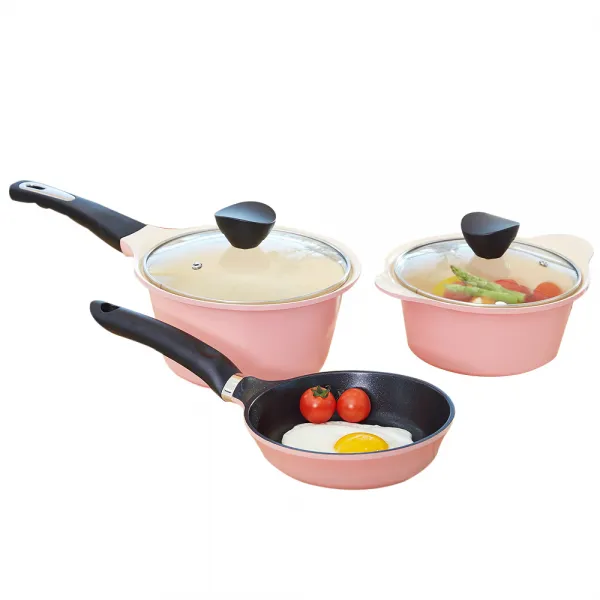 클리나 싱글즈 냄비후라이팬 3종 세트 에그팬 16 Cm + 양수냄비 16 Cm + 편수냄비 18 Cm