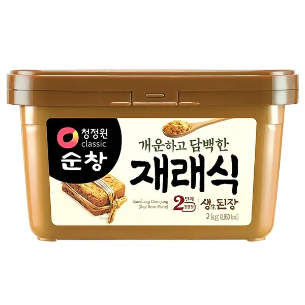 청정원순창 개운하고 담백한 재래식 생된장 2.8kg 1개