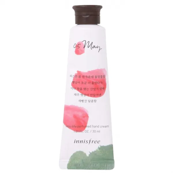 이니스프리 제주 라이프 퍼퓸드 핸드크림 5월 햇살 아래 산딸기, 30ml, 1개