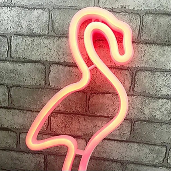 젊은이마켓 Led 네온사인 무드등 플라밍고