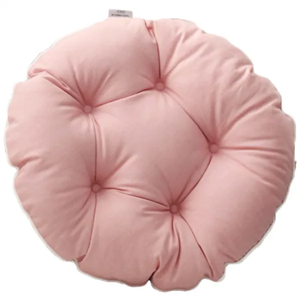 아포아룸 마카롱 양면방석 원형 핑크 + 베이지