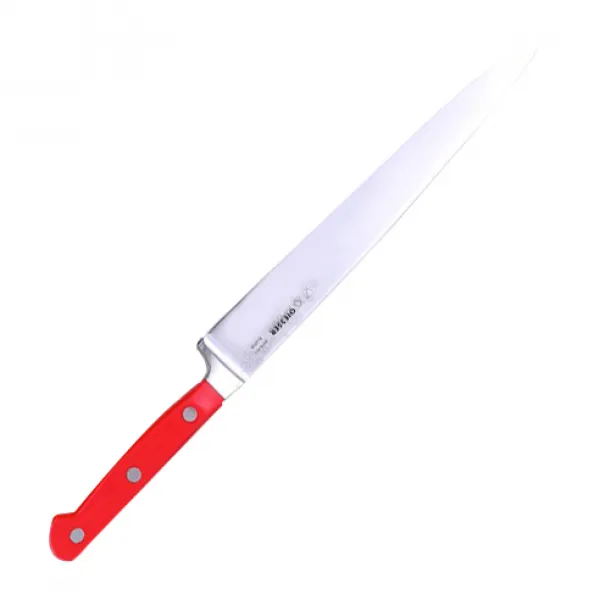 기셀 셰프나이프(좁은폭)8270-23/칼라손잡이/슬라이서, 레드
