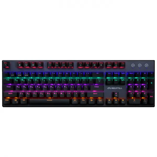 맥스틸 TRON G610K V2 기계식 키보드 적축, 혼합 색상
