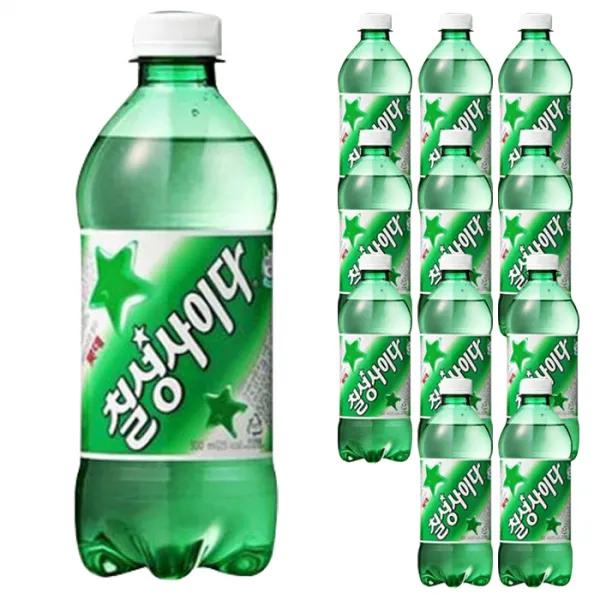 칠성사이다 업소용 PET, 500ml, 12개