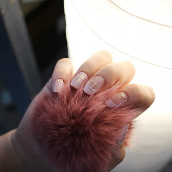 베르니아옹글스 네일핏 네일스티커 고혹적핑크 1개