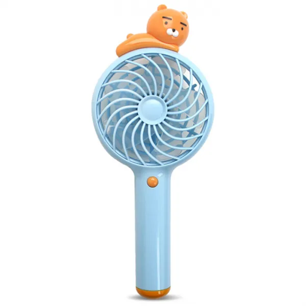 카카오프렌즈 핸디형 충전식 선풍기, KH-HANDYFAN-R1, 라이언