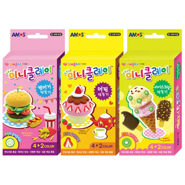 아모스 어린이집 생일답례품 미니클레이 2p, 랜덤 발송