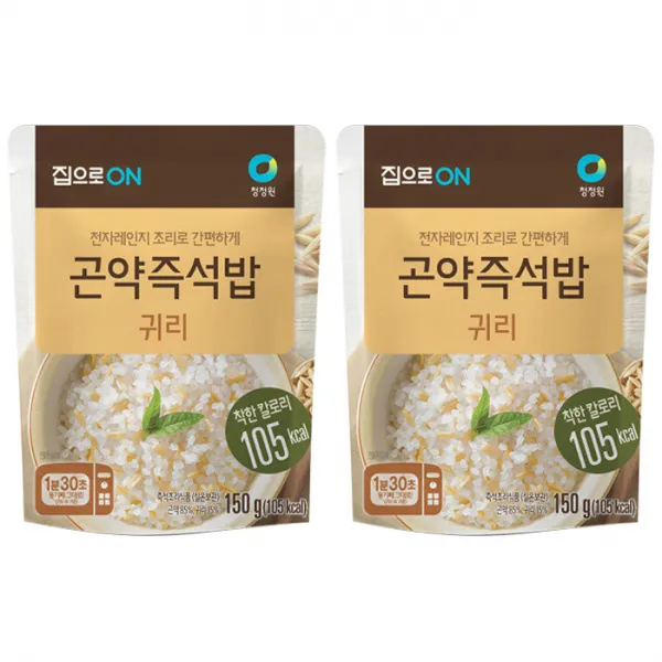 집으로온 곤약즉석밥 귀리 150g 2개