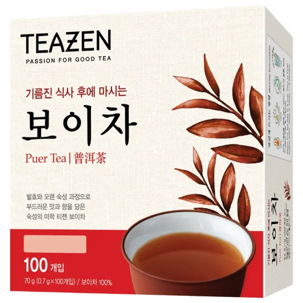 티젠 보이차, 0.7g, 100개입