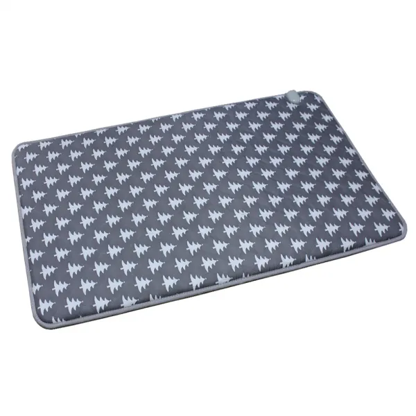 한일의료기 북유럽풍 전기매트 파인트리 그레이 Hi 105d 더블 135 X 195 Cm 