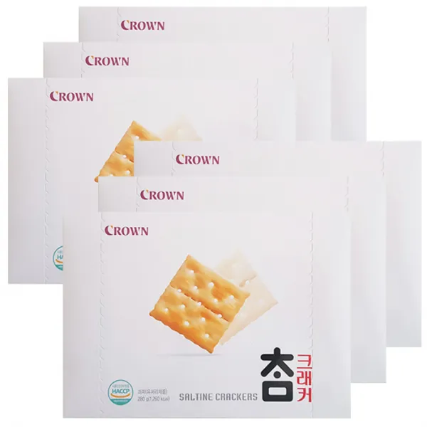 크라운 참크래커, 280g, 6개
