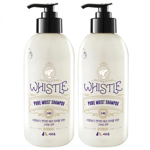 휘슬 퓨어 모이스트 애견샴푸, 500ml, 2개