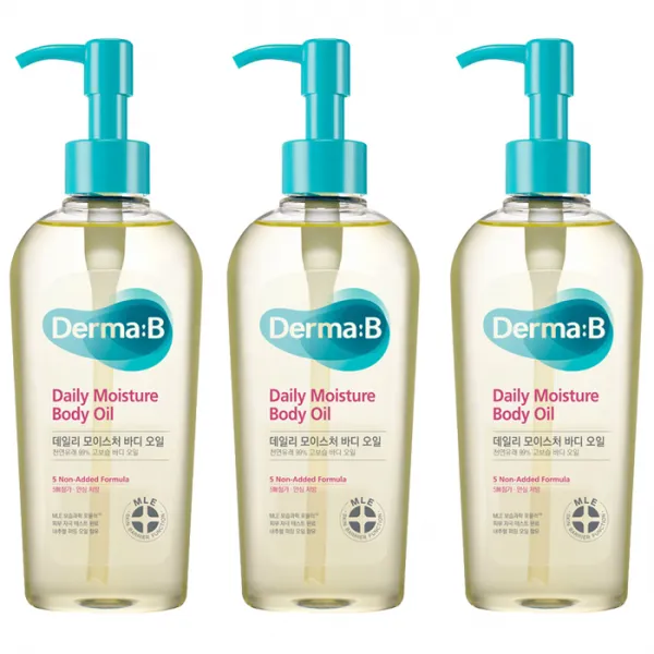 더마비 데일리 모이스처 바디오일 프레쉬 피치향, 200ml, 3개