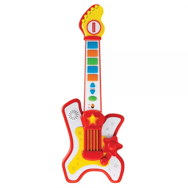 피셔프라이스 Kids Station Toys 록스타 기타 완구 Kfp2183 혼합 색상