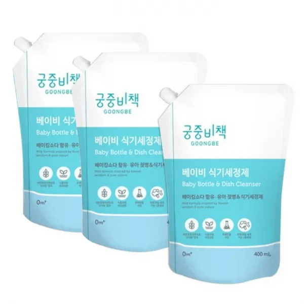 궁중비책 베이비 식기세정제 리필 400ml 3개