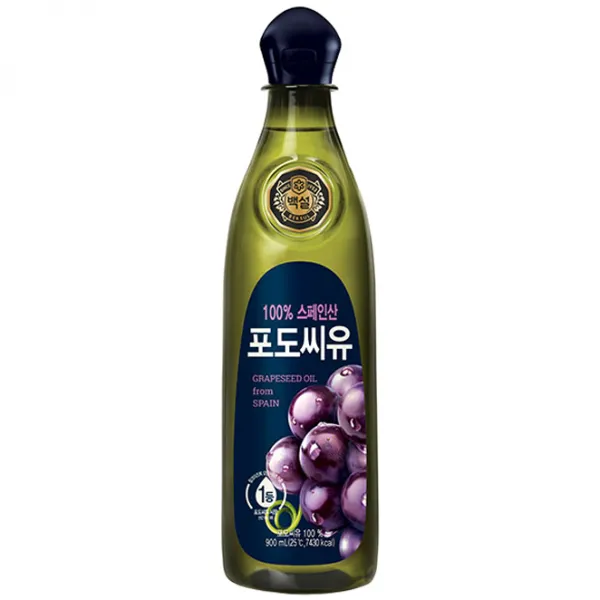 백설 포도씨유, 900ml, 1개
