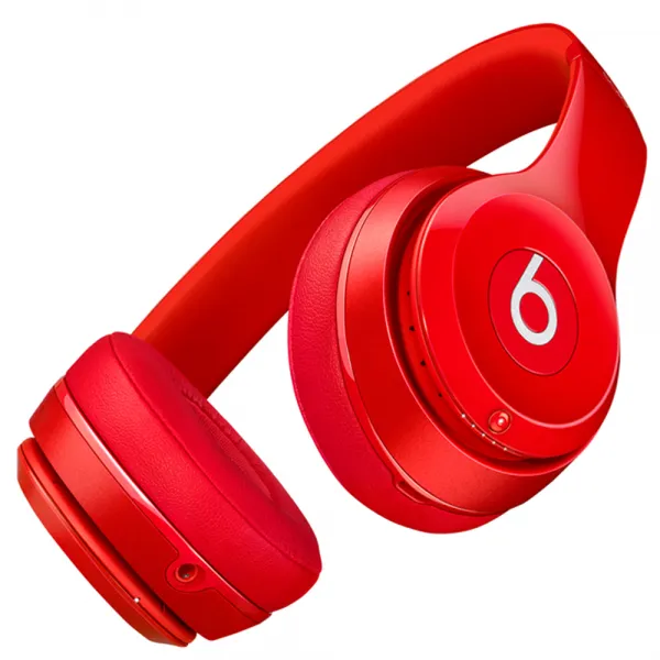 Apple Beats Solo2 무선 헤드폰, 단일 상품, 레드