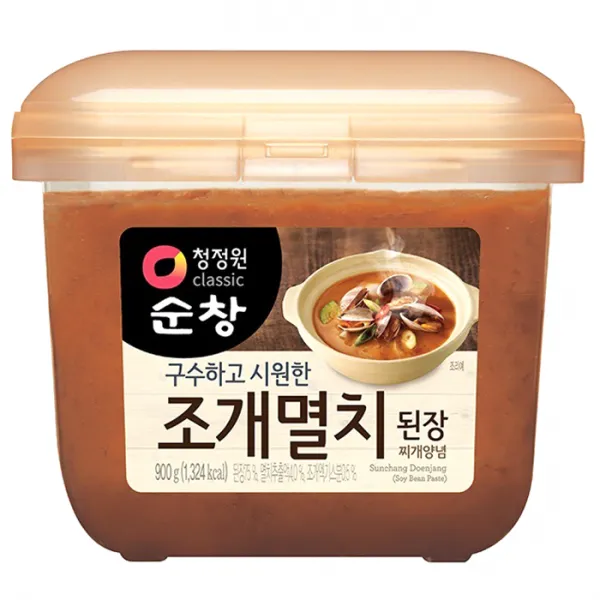 청정원순창 조개멸치 된장 찌개양념, 900g, 1개