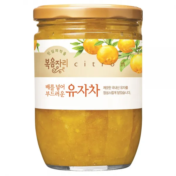 복음자리 배를 넣어 부드러운 유자차, 620g, 1개