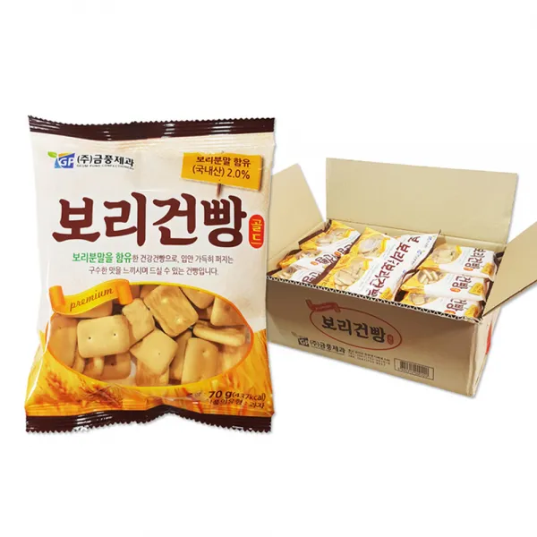 금풍제과 보리건빵 골드, 70g, 30개입