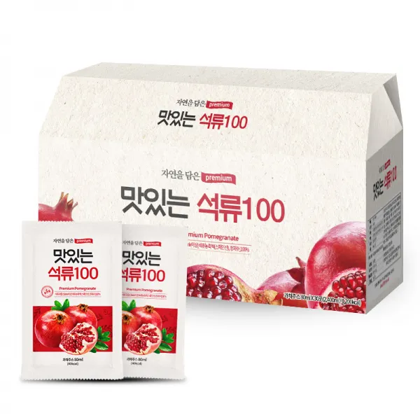 황토농원 맛있는 석류100 건강즙, 80ml, 30포