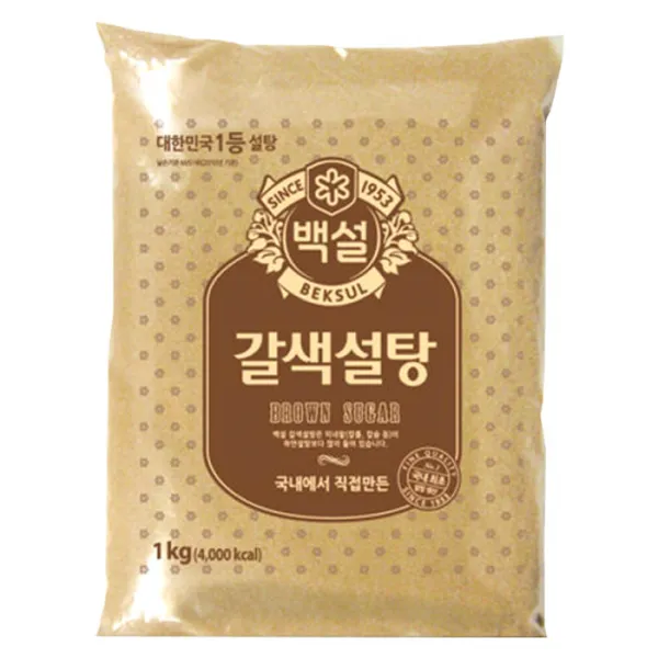 백설 갈색설탕, 1kg, 1개