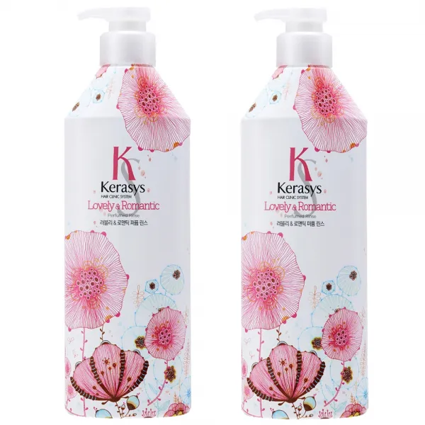 케라시스 러블리 앤 로맨틱 퍼퓸 린스, 600ml, 2개