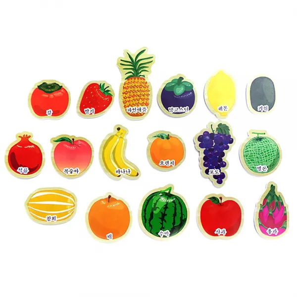 맘스보드 양면과일퍼즐 자석퍼즐, 1개, 17피스
