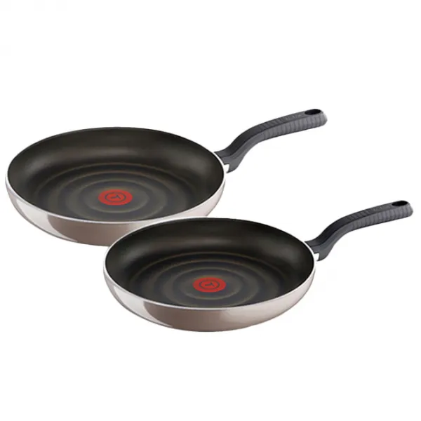 테팔 쏘옵티말 티타늄 코팅 프라이팬 2p 세트, 혼합색상, 프라이팬 24cm + 30cm