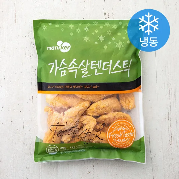 마니커 가슴속살 텐더스틱 (냉동), 1kg, 1개
