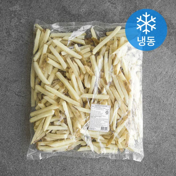 맥케인 스트레이트 컷 스킨온 (냉동), 2.27kg, 1개