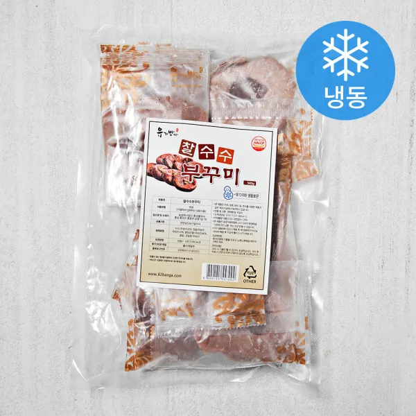 유기방아 찰수수수 부꾸미 (냉동), 500g, 1개