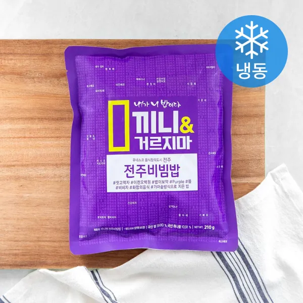 끼니 전주비빔밥 (냉동), 210g, 4개