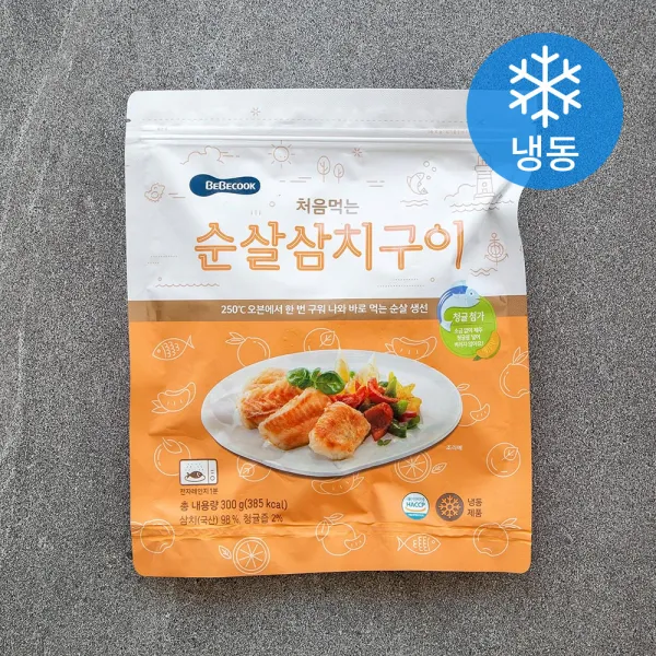 베베쿡 처음먹는 순살삼치구이 (냉동), 300g, 1개