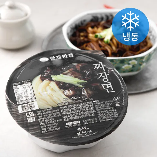 발재반점 짜장면 (냉동), 380g, 1개