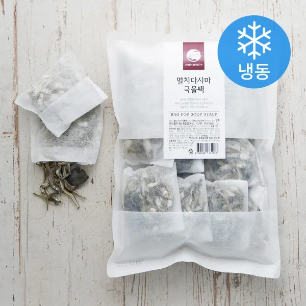 조혜정의멸치연구소 국산 멸치 다시마 국물팩 (냉동), 18g, 16팩