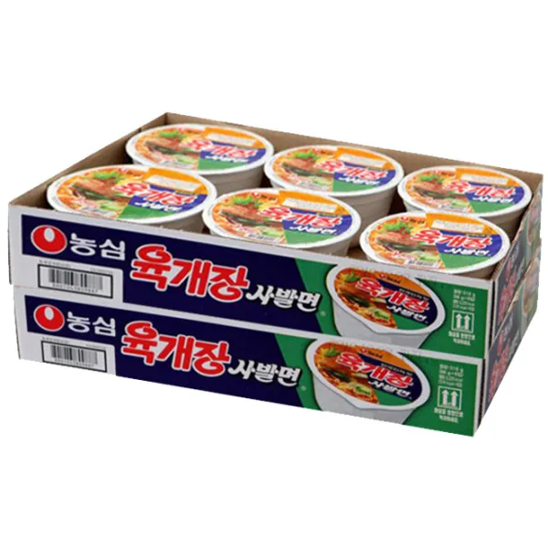 농심 육개장 사발면, 12개