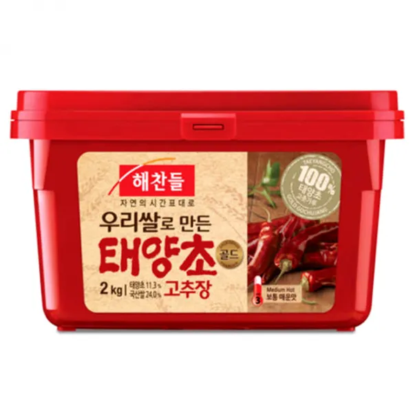 해찬들 태양초 골드 고추장, 2kg, 1개