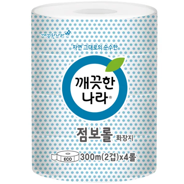 깨끗한나라 Eco 점보롤 화장지 300m 4개입 1개