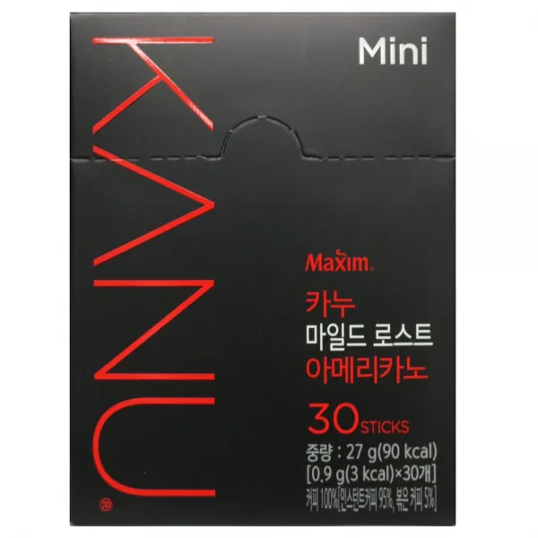 카누 콜롬비아 블렌드 마일드로스트 아메리카노, 0.9g, 30개