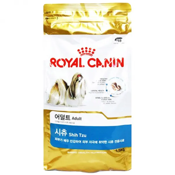 로얄캐닌 어덜트 곡물 인도어 시츄 사료, 1.5kg, 1개